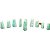 10 Mini Pontinha Amazonita Furado Para Pingente de Colar Furo Vazado Lateral 25 a 35mm Atacado - Imagem 2