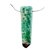 05 Mini Pontinha Amazonita Furado Para Pingente de Colar Furo Vazado Lateral 25 a 35mm Atacado - Imagem 1