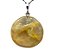 05 Pingente Cabochão Disco Hematoide Castoação Pino Prata 950 Atacado - Imagem 1