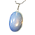05 Pingente Cabochão Pedra da Lua Opalina Pino e Presilha Prateado Atacado - Imagem 2