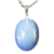 05 Pingente Cabochão Pedra da Lua Opalina Pino e Presilha Prateado Atacado - Imagem 1