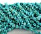 Fio Cascalho Turquesa Azul Furado 90 cm Para Fazer Pulseira - Imagem 3