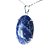 10 Pingente Cabochão Sodalita Azul Natural Garra Prata 950 Atacado - Imagem 2