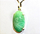 05 Pingente Cabochão Amazonita Verde Dourado Garra Atacado - Imagem 2