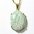 05 Pingente Extra Cabochão Pedra Amazonita Verde Garra Prata 950 Atacado - Imagem 2