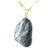 03 Pingente Pedrinha Apatita Azul Rolado Natural Pino Dourado Atacado - Imagem 5