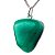 05 Pingente Pedrinha Quartzo Verde Montagem Pino Prata 950 - Imagem 9