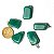 03 Pingente Pedrinha Quartzo Verde Montagem Pino Prata 950 - Imagem 3
