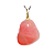 05 Pingente Pedrinha Quartzo Rosa Montagem Prata 950 Atacado - Imagem 2