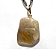 05 Pingente Pedrinha Cristal Com Rutilo Montagem Pino e Presilha Prata 950 Atacado - Imagem 1