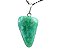 03 Pingente Pedrinha Amazonita Montagem Pino Dourado Atacado - Imagem 1