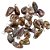 03 Pingente Pedrinha Cacoxenita Rolada Montagem Pino Dourado Atacado - Imagem 1