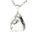 10  Pingente Pedrinha Howlita Branca Rolado Montagem Pino Prata 950 Atacado - Imagem 1