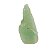 05 Cascalho Bruto Pedra Ônix Verde Natural Furo Vazado - Imagem 1