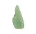 03 Cascalho Bruto Pedra Onix Verde Natural Furado no Centro - Imagem 3