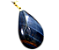 03 Pingente Gota Olho de Falcão Pedra Natural Montagem Dourado Atacado - Imagem 2