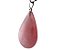 10 Pingente Quartzo Rosa Lapidação Gota Montagem Prata 950 Atacado - Imagem 2