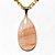 03 Pingente Gota Hematoide Vermelho Pedra Montagem Pino Dourado Atacado - Imagem 1