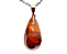 10 Pingente Gota Hematoide Amarelo Pequeno Pedra Natural Dourado Atacado - Imagem 5