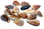 10 Pingente Gota Pedra Agata Natural Montagem Pino Prateado Atacado - Imagem 1