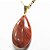 10 Pingente Gota Aragonita Vermelho Pedra Natural Montagem Dourado Atacado - Imagem 3