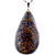 10 Pingente Gota Bronzita Pedra Natural Montagem Pino Prateado Atacado - Imagem 3