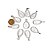 05 Pingente Gota Cristal Quartzo Comum Montagem Pino Prateado Atacado - Imagem 5