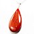 10 Pingente Gota Jaspe Vermelho Natural Montagem Pino Prateado Atacado - Imagem 5