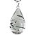 10 Pingente Gota Cristal Extra Incrustado Turmalina Prata 950 Atacado - Imagem 6