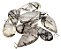 03 Pingente Gota Cristal Extra Incrustado Turmalina Prata 950 Atacado - Imagem 3