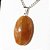 10 Pingente Cabochão Quartzo Tangerina Pedra Natural Pino Prateado Atacado - Imagem 3
