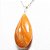 05 Pingente Gota Quartzo Tangerina Pedra Natural Montagem Prateado Atacado - Imagem 2