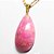 03 Pingente Gota Pedra Amazonita Pink Montagem Pino Dourado Atacado - Imagem 2
