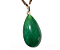 10 Pingente Gota Quartzo Verde Montagem Pino Prata 950 Atacado - Imagem 2
