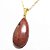 10 Pingente Gota Obsidiana Mahogany Pedra Natural Montagem Dourado Atacado - Imagem 2