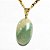 10 Pingente Cabochão Oval Pedra Ônix Verde Montagem Dourado - Imagem 2