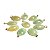03 Pingente Cabochão Oval Pedra Ônix Verde Montagem Dourado - Imagem 4