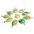 10 Pingente Cabochão Oval Pedra Ônix Verde Natural Pino Prateado Atacado - Imagem 3