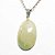 10 Pingente Cabochão Oval Pedra Ônix Verde Natural Pino Prateado Atacado - Imagem 2