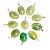 05 Pingente Cabochão Oval Pedra Ônix Verde Natural Pino Prateado Atacado - Imagem 5