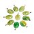 05 Pingente Cabochão Oval Pedra Ônix Verde Natural Pino Prateado Atacado - Imagem 3