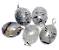 10 Pingente Cabochão Oval Cristal Com Turmalina Pino Prata 950 Atacado - Imagem 1
