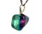 Colar Pedrinha Fluorita Multicolor Pino Prata 950 - Imagem 1
