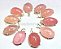 05 Pingente Cabochão Quartzo Rosa Montagem Garra Prata 950 - Imagem 2