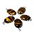 05 Pingente Cabochão Olho de Tigre Montagem Garra Prata 950 - Imagem 3