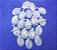 100 Pingente Cabochão CRISTAL Pedra Natural Pino Banhado Prata - Imagem 2