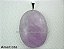 100 Pingente Cabochão AMETISTA Pedra Natural Pino Banho Prata - Imagem 5