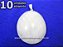 10 Pingente Cabochão QUARTZO LEITOSO Pedra Natural Castoação Pino Banho Prata - Imagem 1