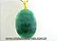 50 Pingente Cabochão QUARTZO VERDE Pedra Natural Pino Dourado ATACADO - Imagem 1