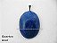 500 Pingente Cabochão QUARTZO AZUL Pedra Natural Pino Banho Prata - Imagem 1